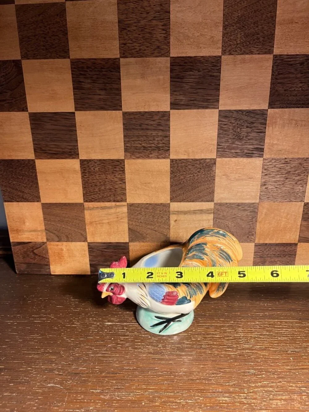 Vintage Chicken Planter Vase A546